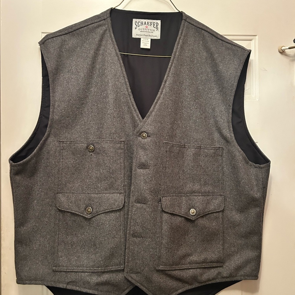 Schaefer Outfitters Wool Scout Vest size 3XL